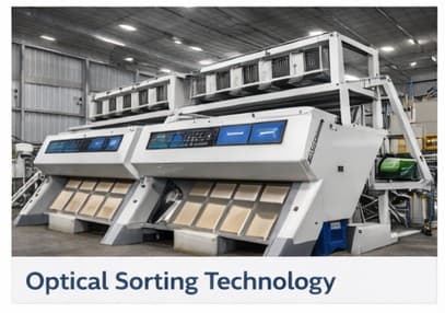 Optical rice sorting machine